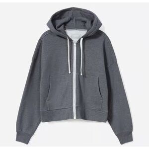 Everlane Organic Cotton Full-Zip Hoodie – Size S